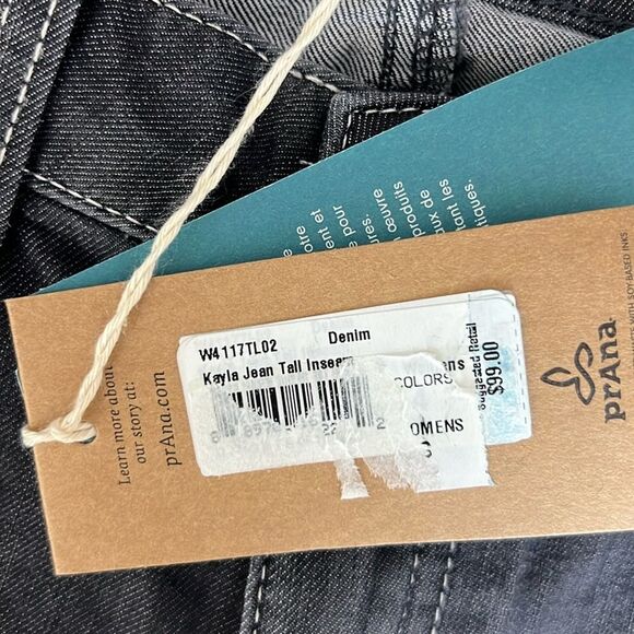 New PrAna Kayla Jean in Denim Size 4/ 27 Tall - Picture 5 of 12